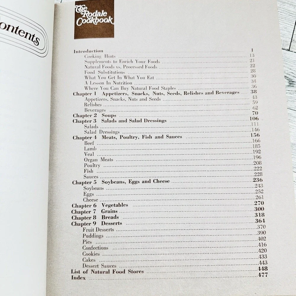 The Rodale Cookbook by Nancy Albright‎ - 1973(c) - 1977 Printing - Hardcover